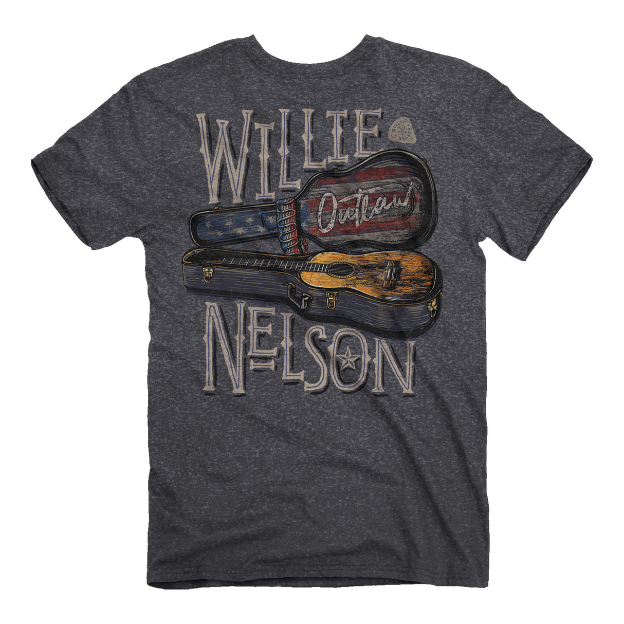 Willie Nelson Outlaw Guitar T-shirt