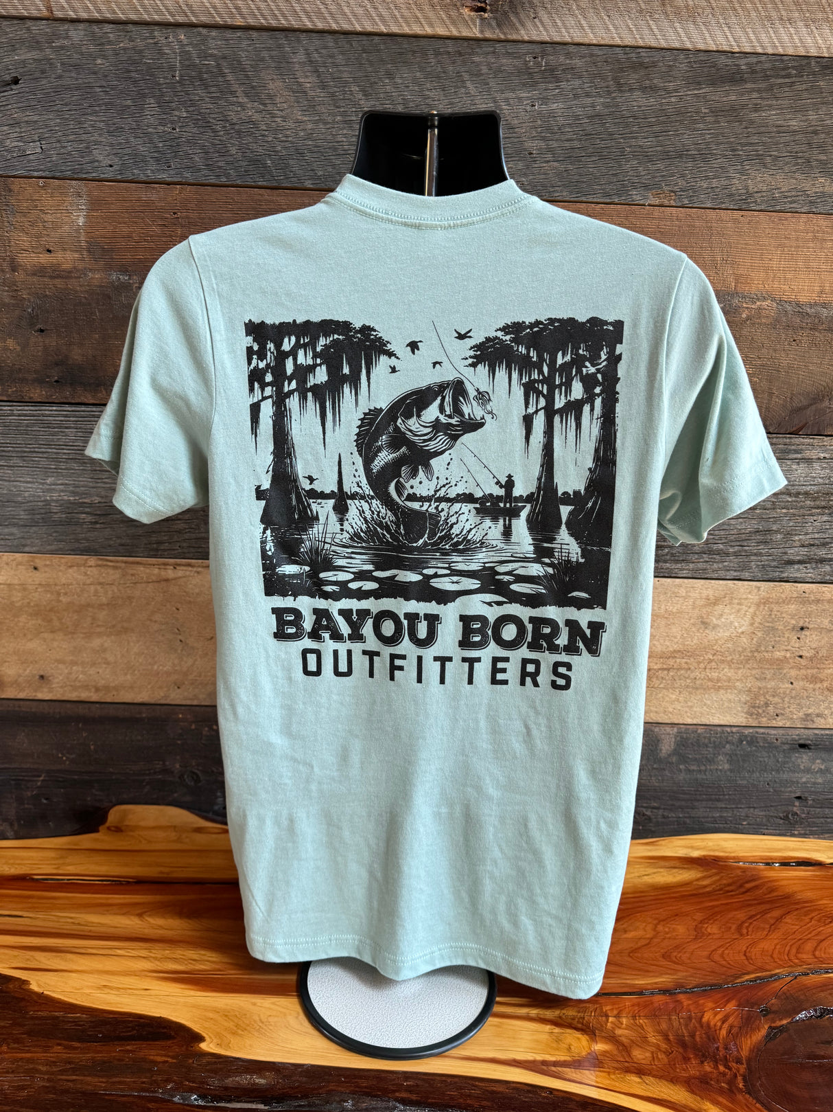 Bayou Born Fishing Logo T-shirt