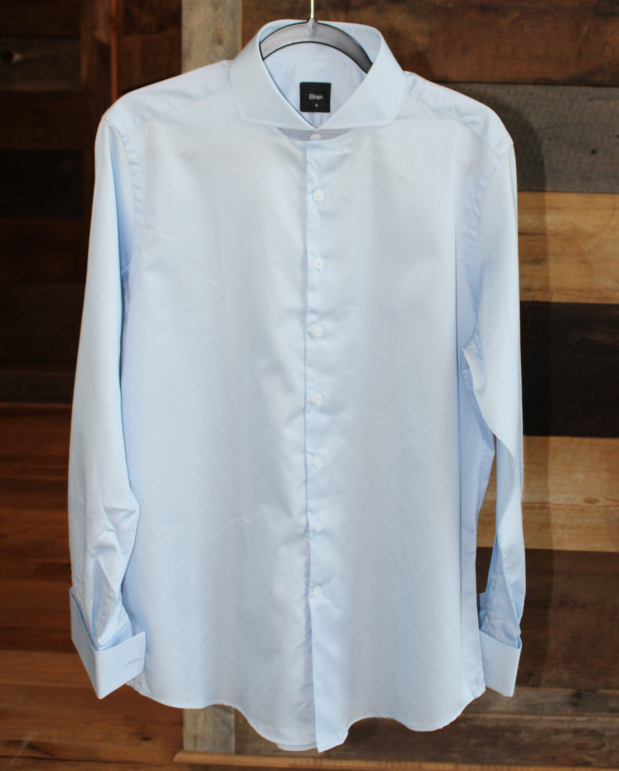 Rood-Blue Twill Dress Shirt