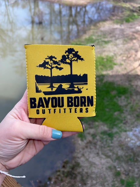 Bayou Born Logo Koozie