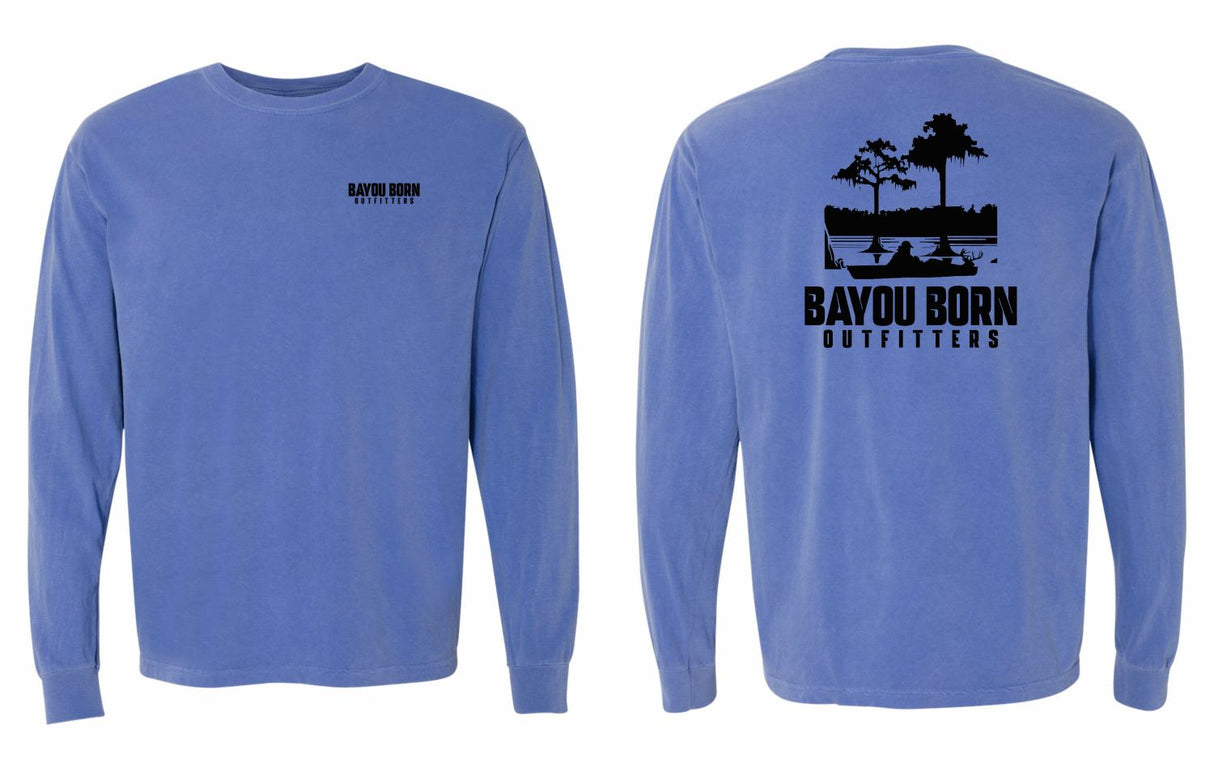 Bayou Born Outfitters Logo LS T-Shirt